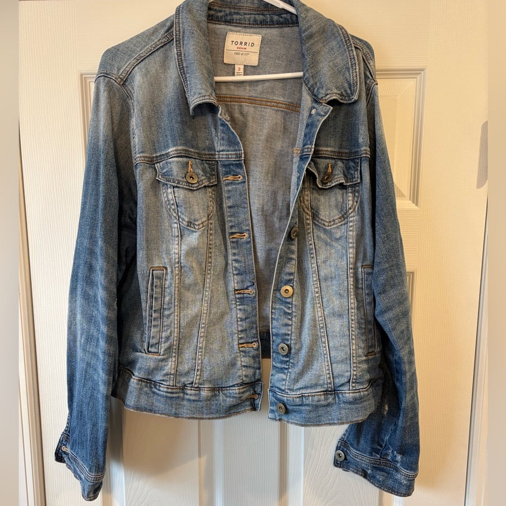 Torrid Light Blue Denim Jacket